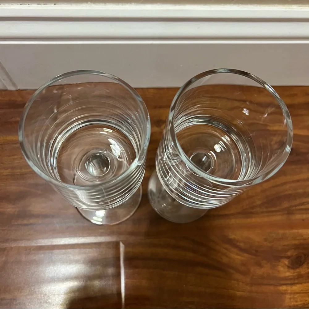 Calvin Klein Bergen Wine Glass Water Goblet Set of 2